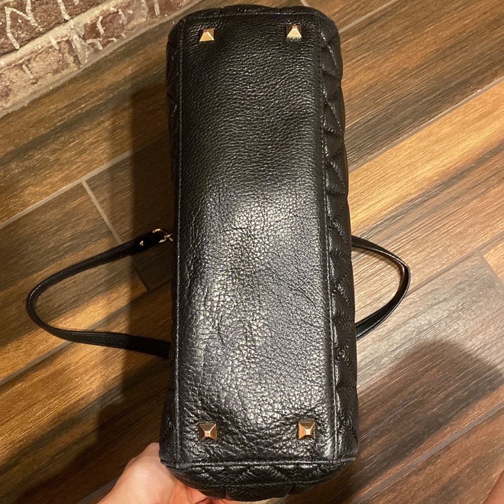 Kate Spade Black and gold Sedgwick‎ Place Phoebe quilted leather tote - Picture 9 of 11